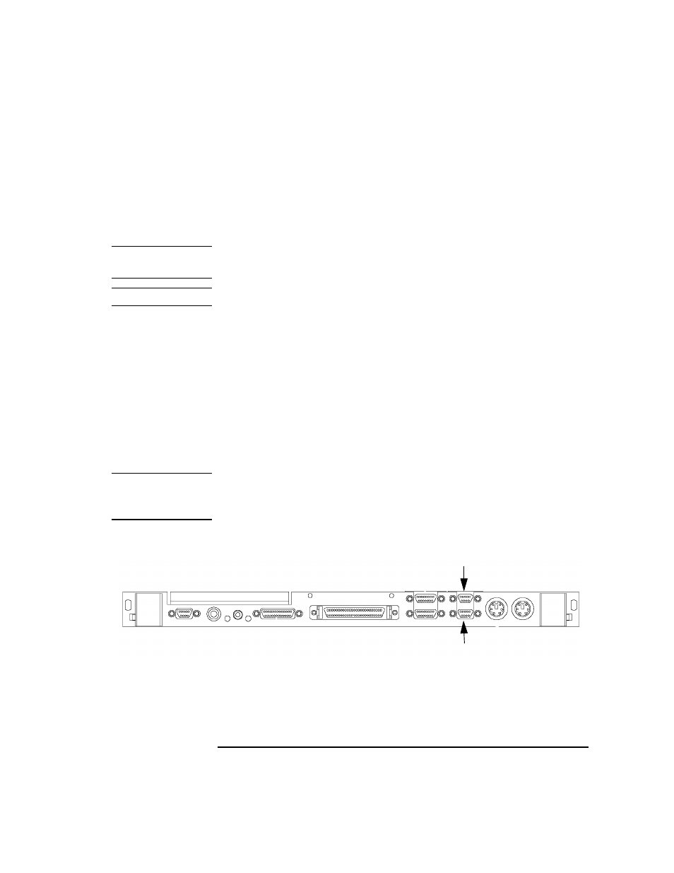 Power cord, Connecting a terminal, Connecting a terminal to the rs-232 ports 4-7 | HP 744 User Manual | Page 87 / 154