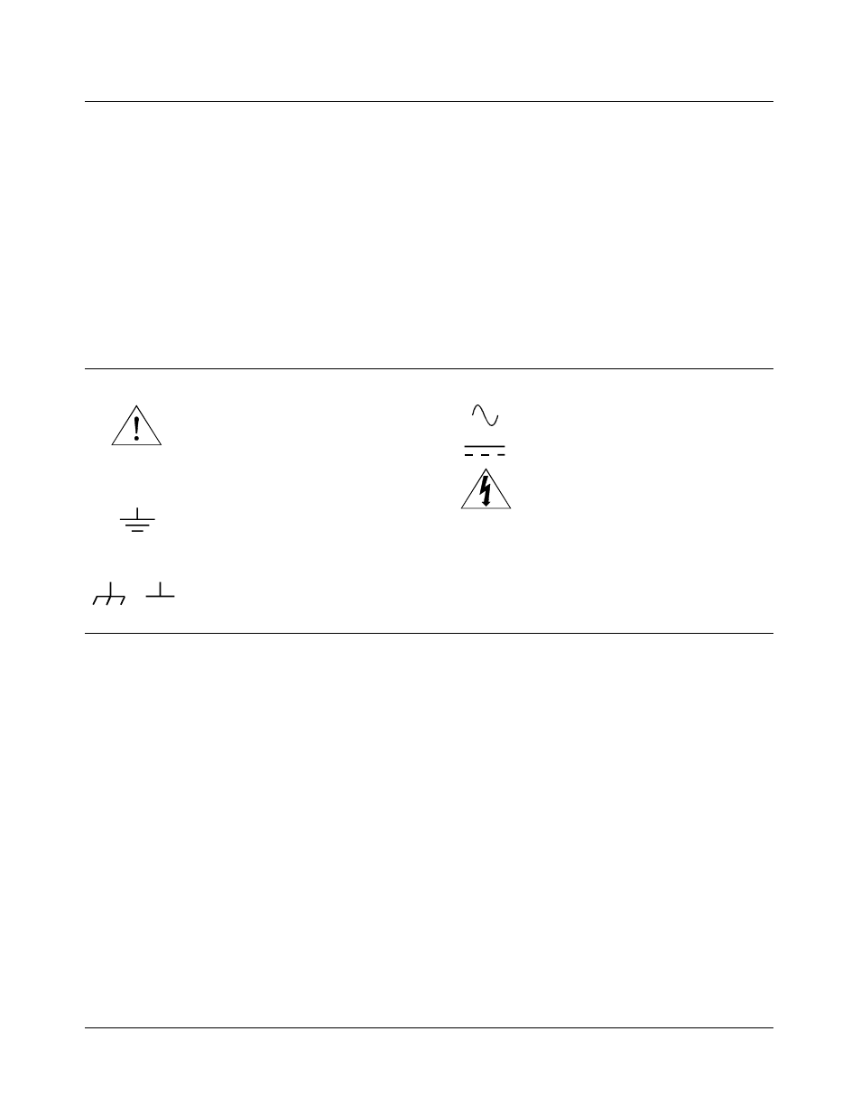 Warnings 6, Safety symbols 6, Documentation history, 6 | Safety warnings, 6, Warnings, 6, Warnings, Safety symbols | HP E1367A User Manual | Page 6 / 74