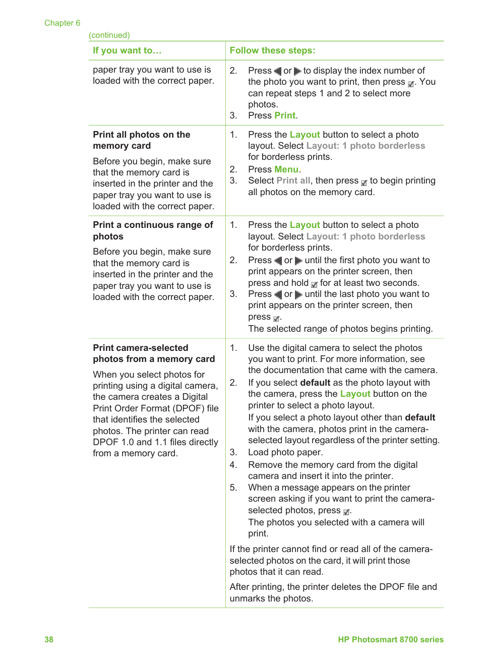 HP 8700 User Manual | Page 42 / 83