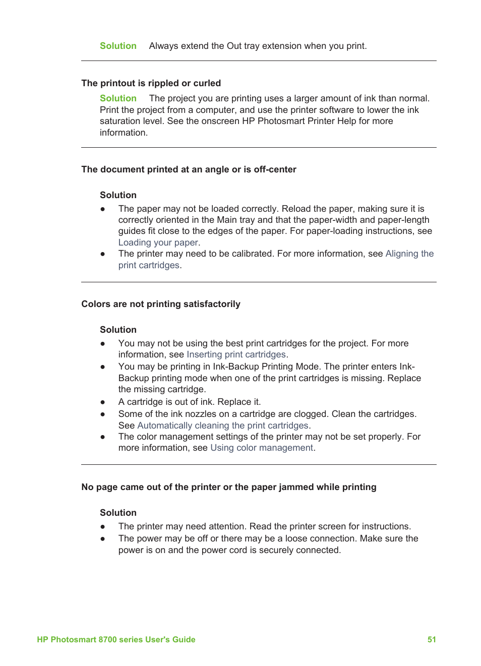 HP 8700 User Manual | Page 55 / 83