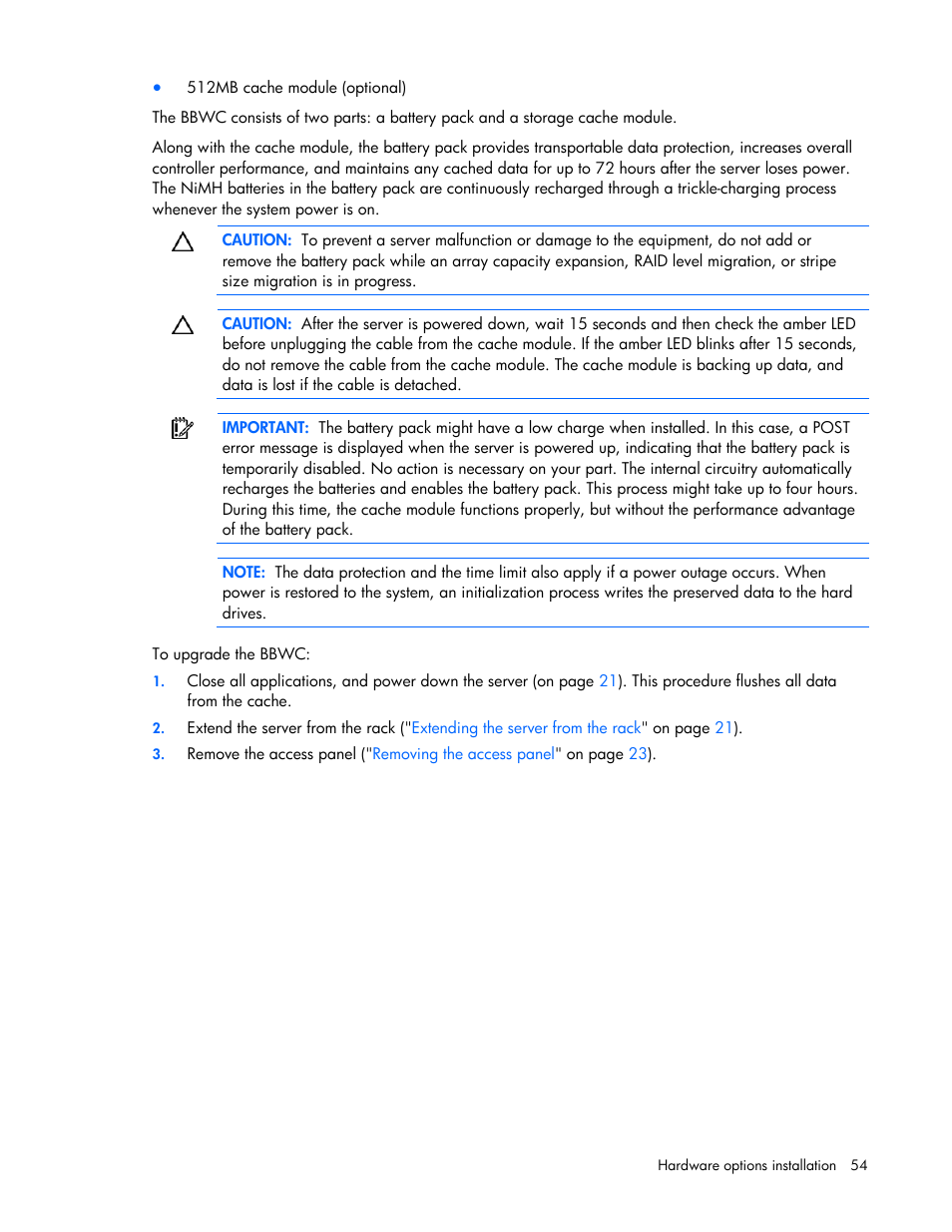 HP DL580 User Manual | Page 54 / 108