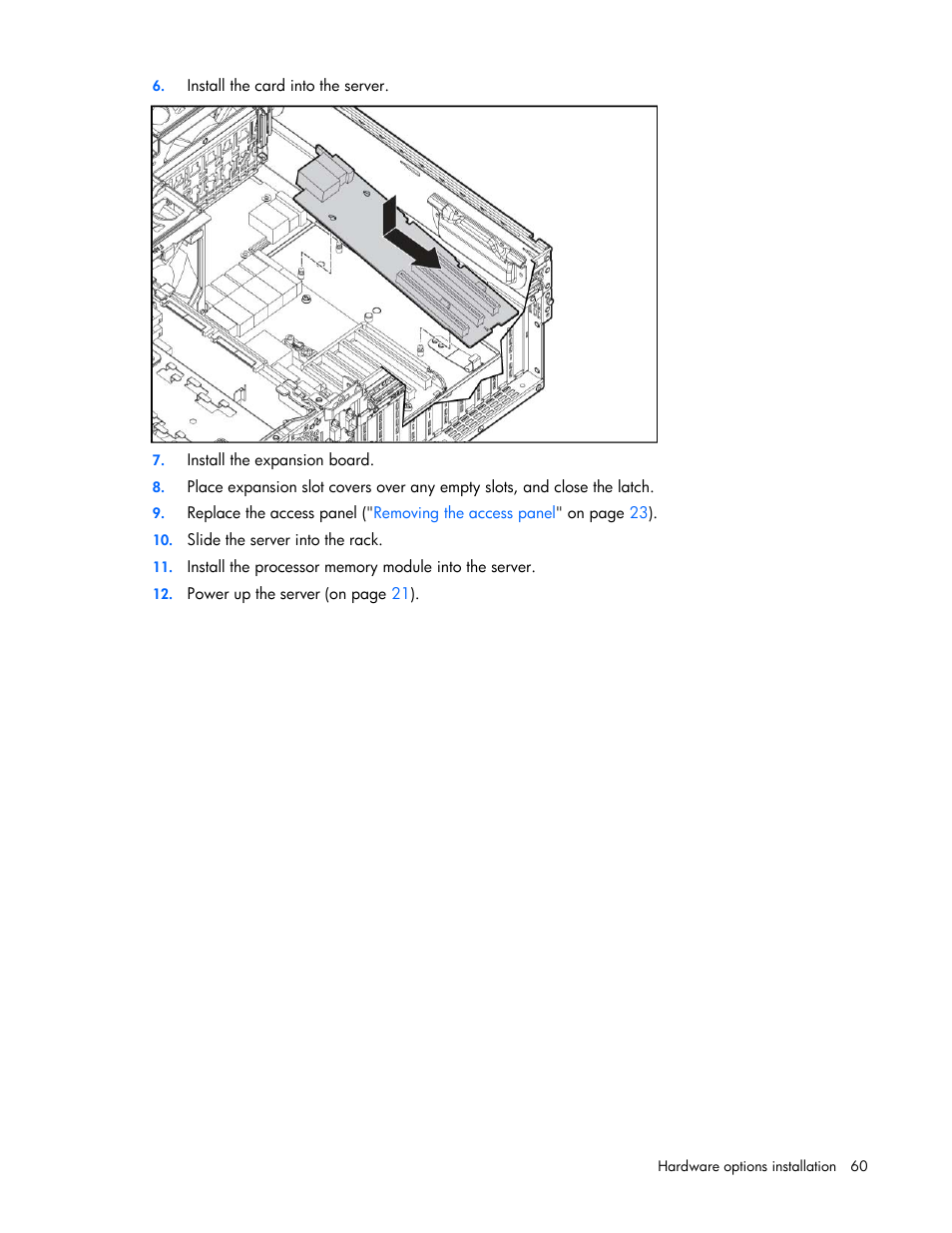 HP DL580 User Manual | Page 60 / 108