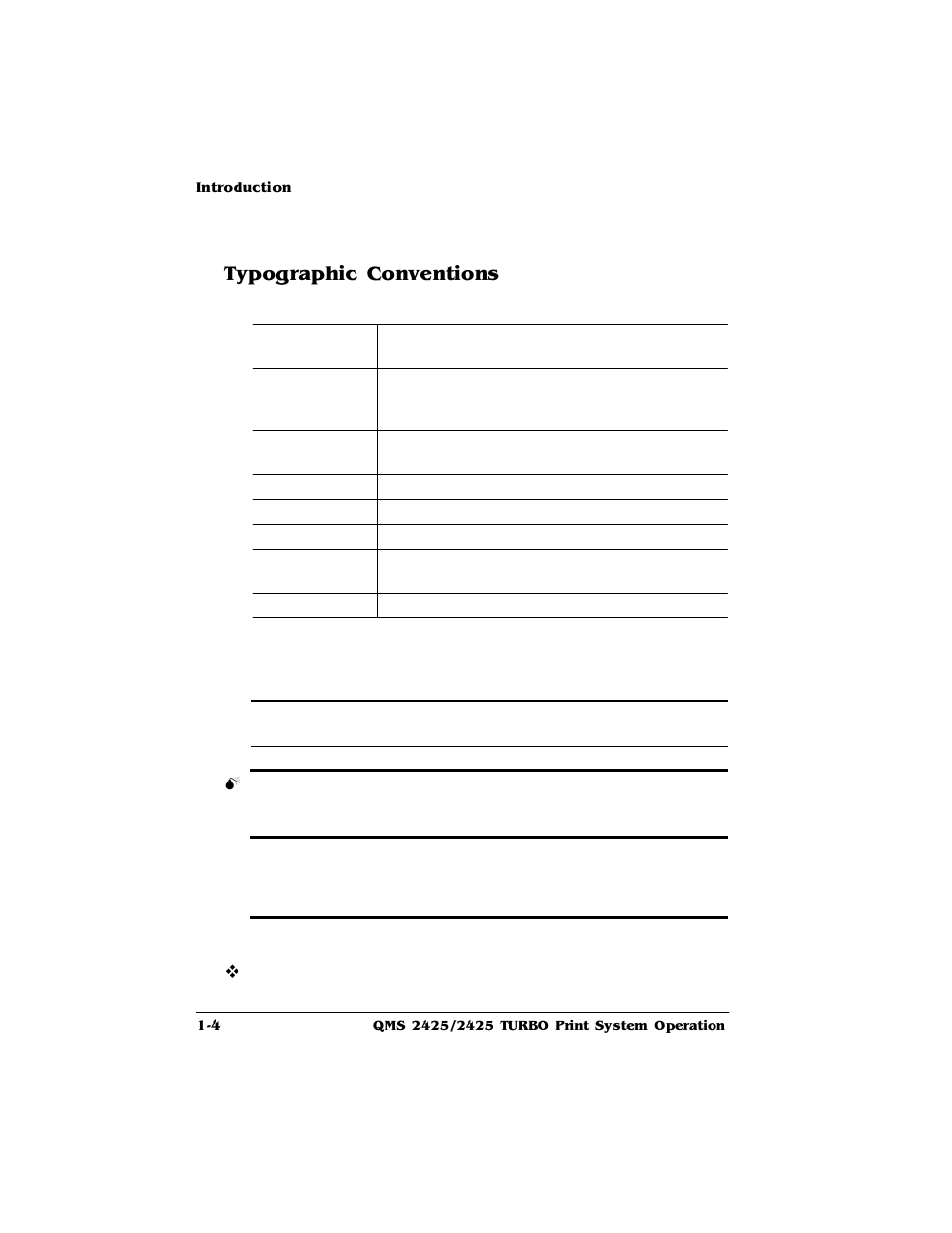 Typographic conventions, Typographic conventions 1-4, 7\srjudsklf&rqyhqwlrqv | HP 2425 User Manual | Page 12 / 186