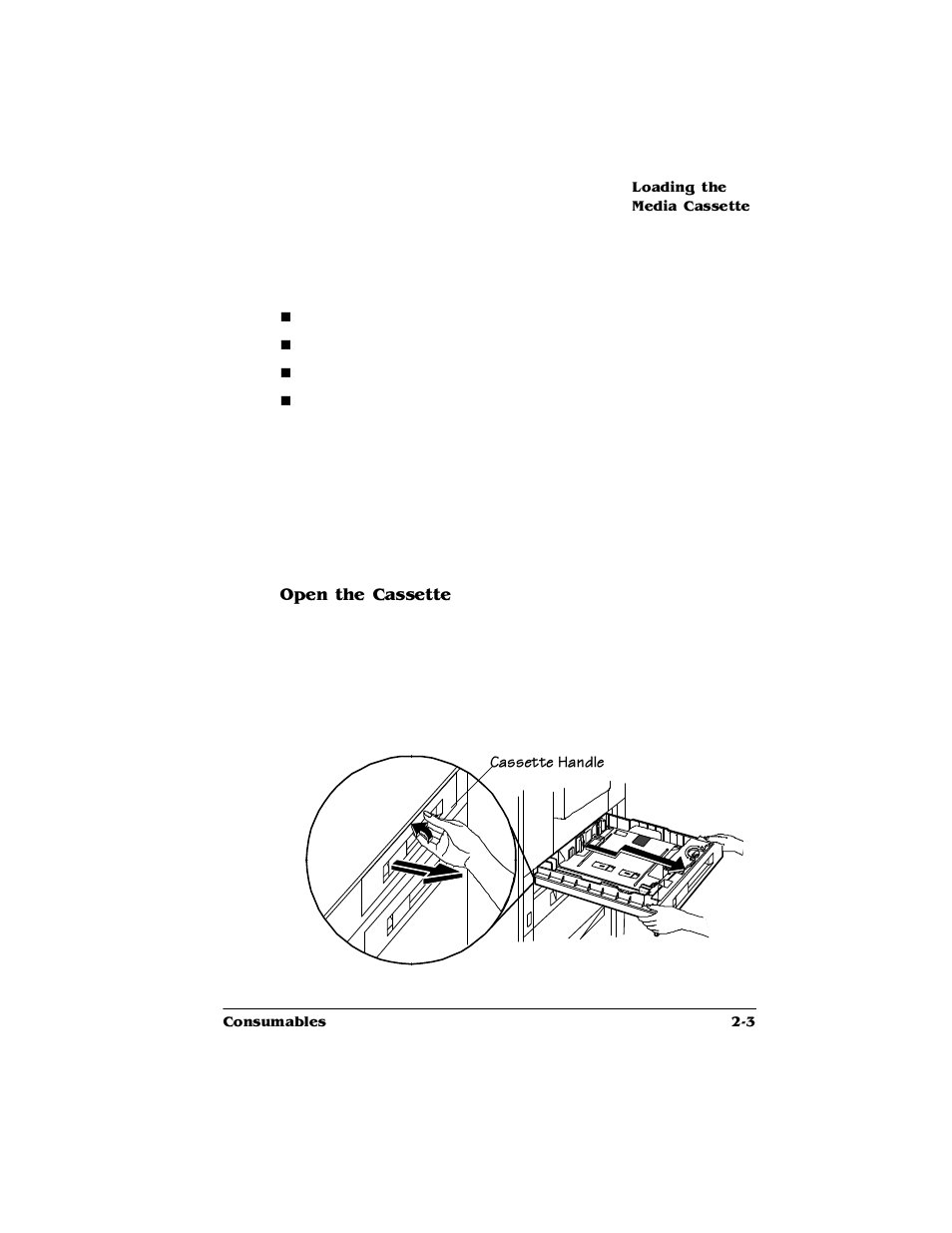 Open the cassette | HP 2425 User Manual | Page 15 / 186