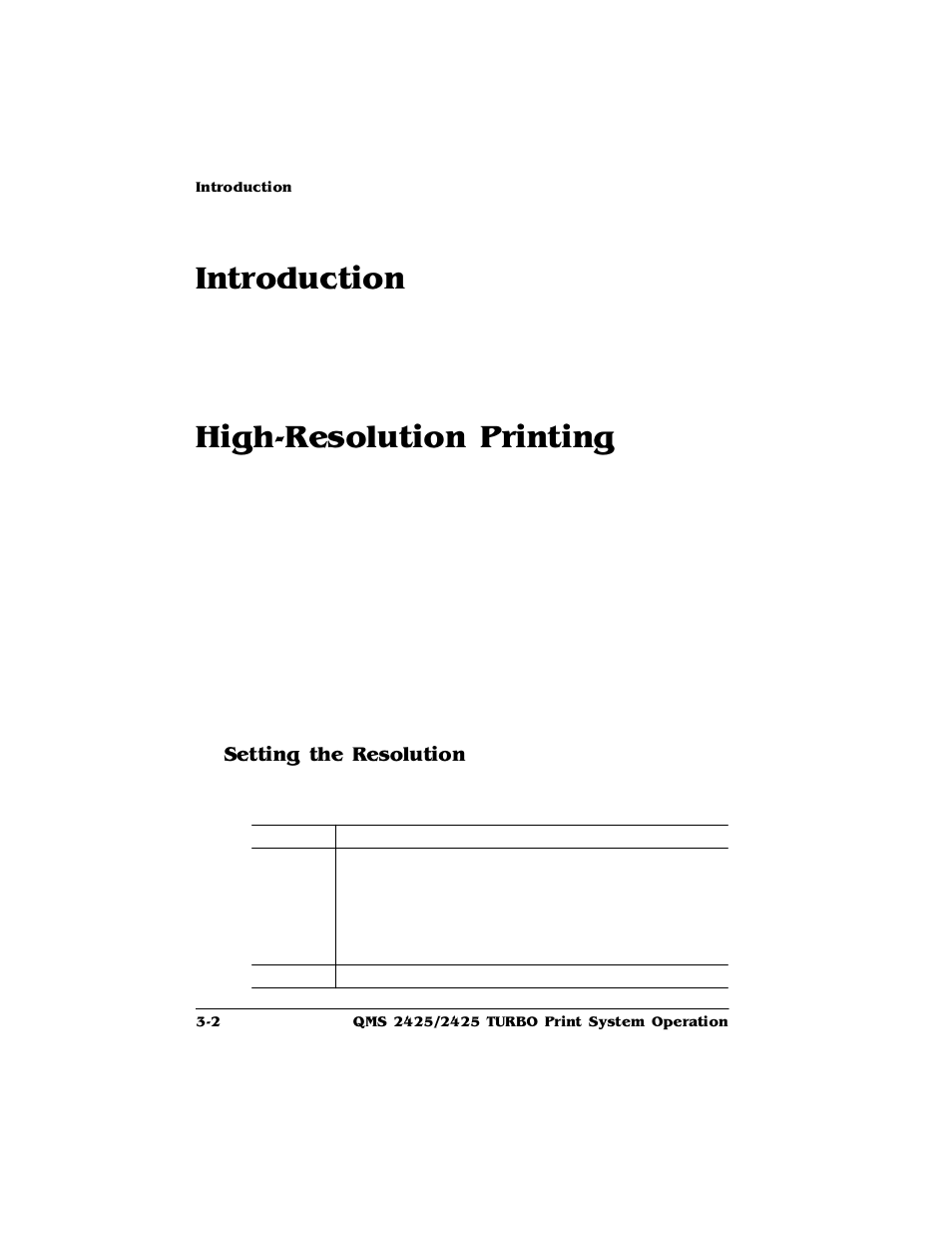 Introduction, High-resolution printing, Setting the resolution | Introduction -2, High-resolution printing -2, Setting the resolution 3-2, Qwurgxfwlrq, Ljk5hvroxwlrq3ulqwlqj, 6hwwlqjwkh5hvroxwlrq | HP 2425 User Manual | Page 46 / 186