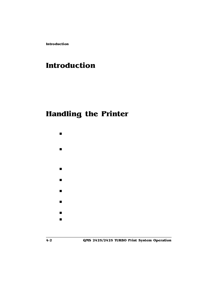 Introduction, Handling the printer, Introduction -2 | Handling the printer -2, Qwurgxfwlrq, Dqgolqjwkh3ulqwhu | HP 2425 User Manual | Page 62 / 186