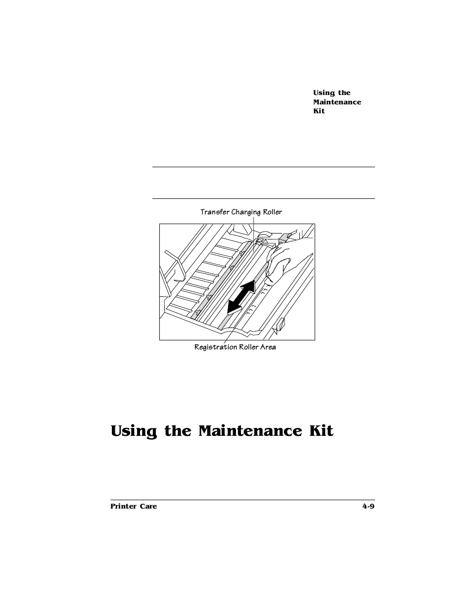 Using the maintenance kit, Using the maintenance kit -9, 8vlqjwkh0dlqwhqdqfh.lw | HP 2425 User Manual | Page 69 / 186