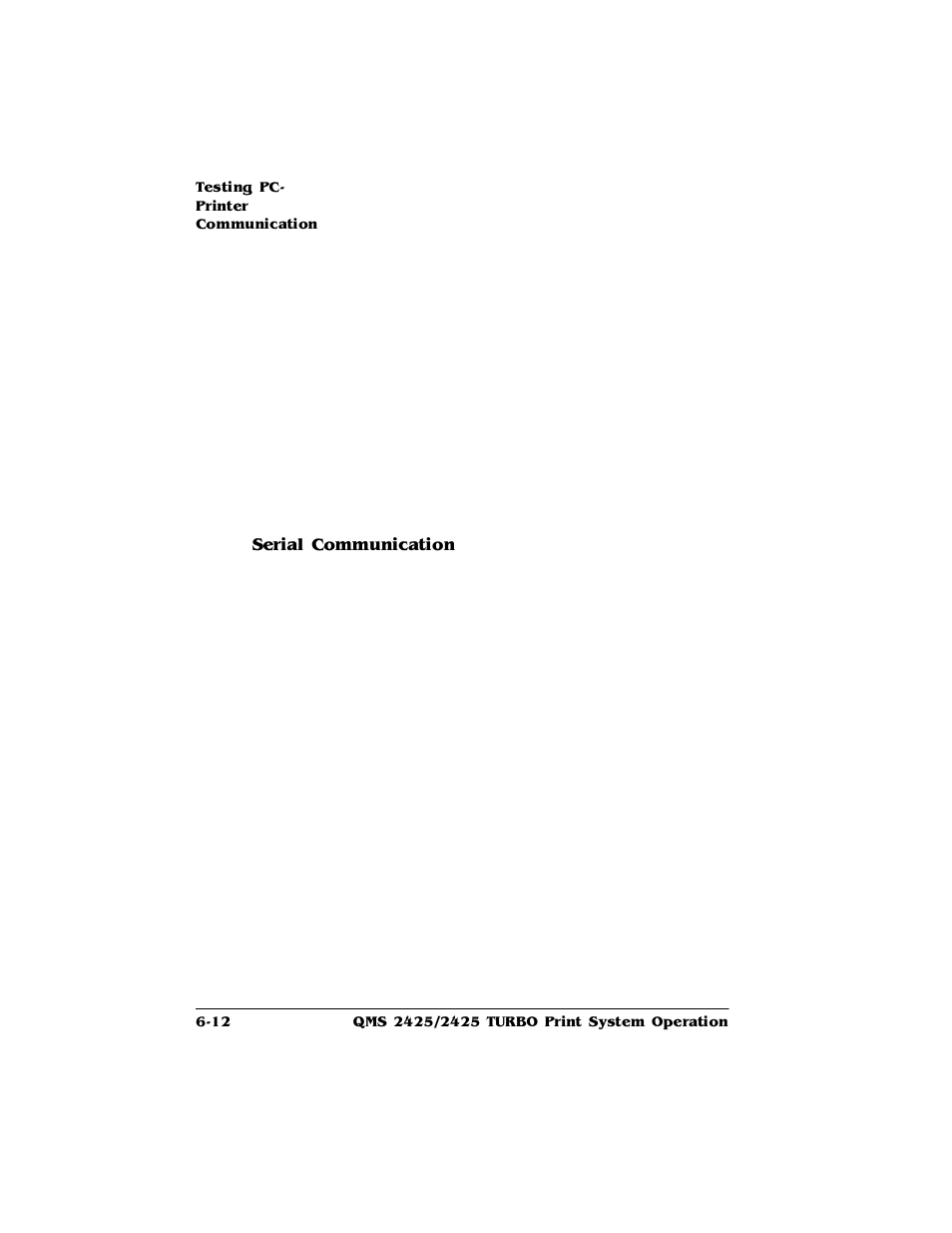 Serial communication | HP 2425 User Manual | Page 92 / 186