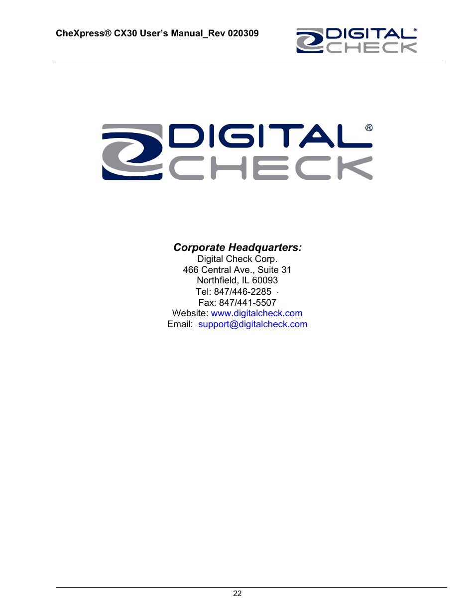 Corporate headquarters | HP CheXpress CX30 User Manual | Page 22 / 22