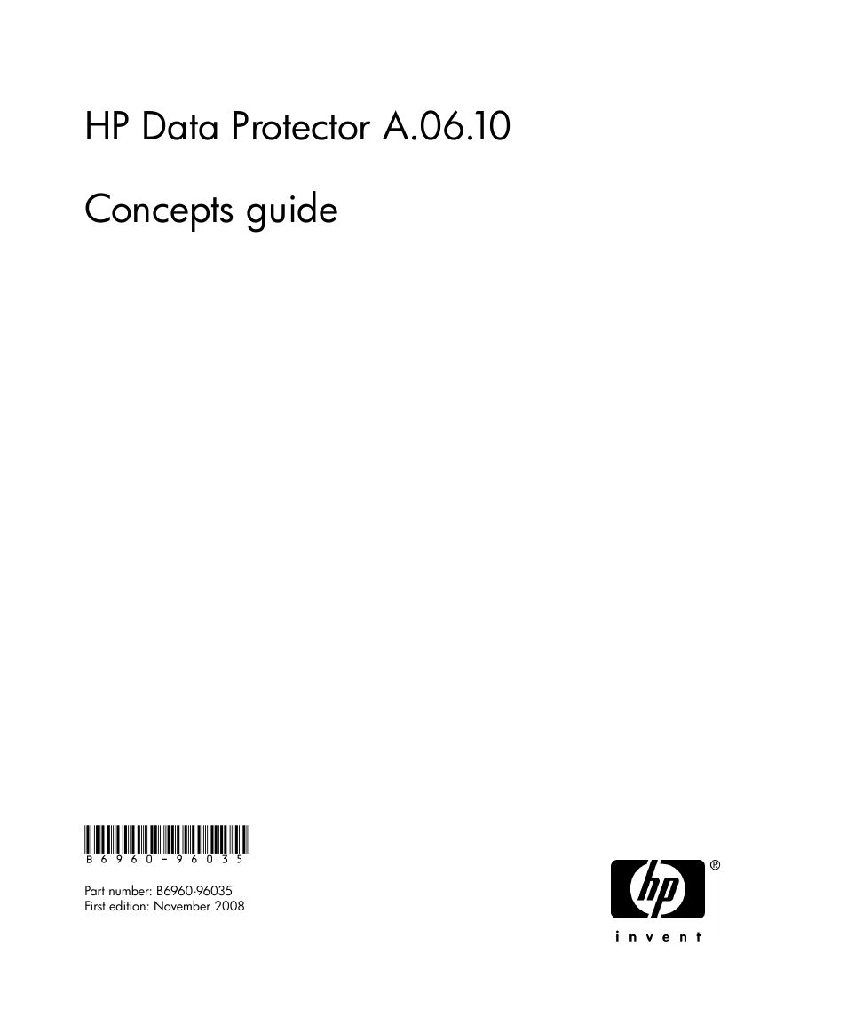 HP B6960-96035 User Manual | 422 pages