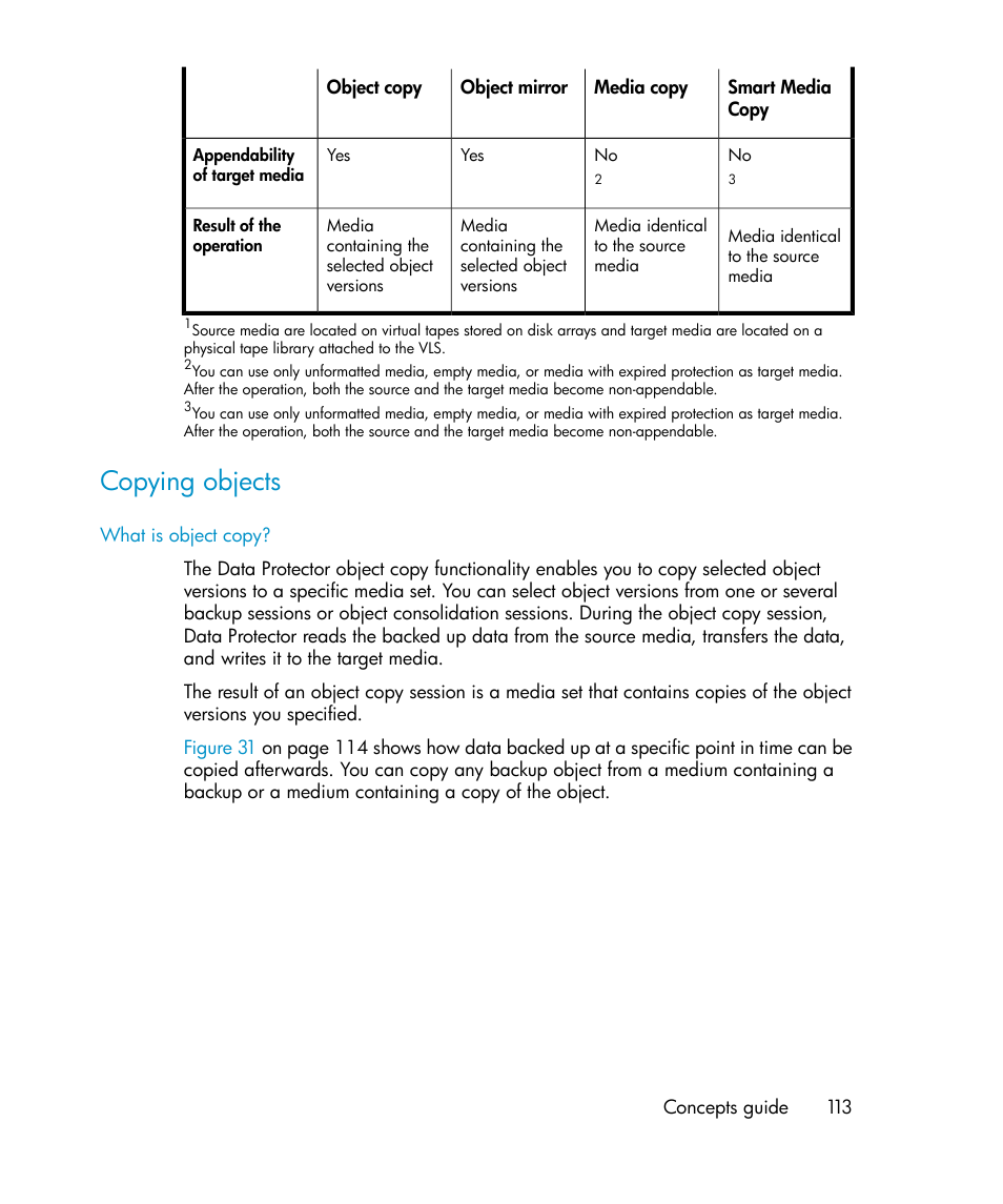 Copying objects | HP B6960-96035 User Manual | Page 113 / 422