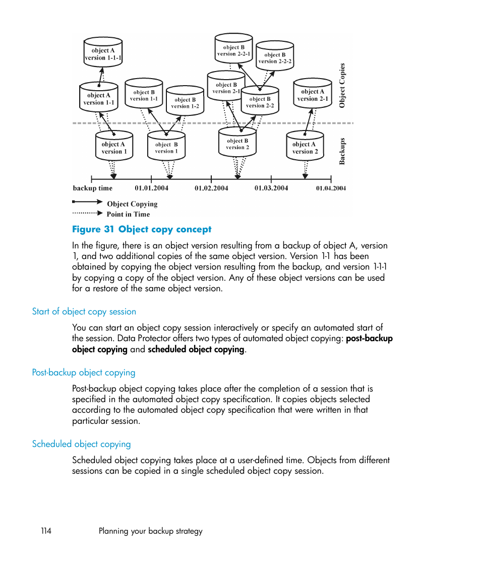 Object copy concept | HP B6960-96035 User Manual | Page 114 / 422