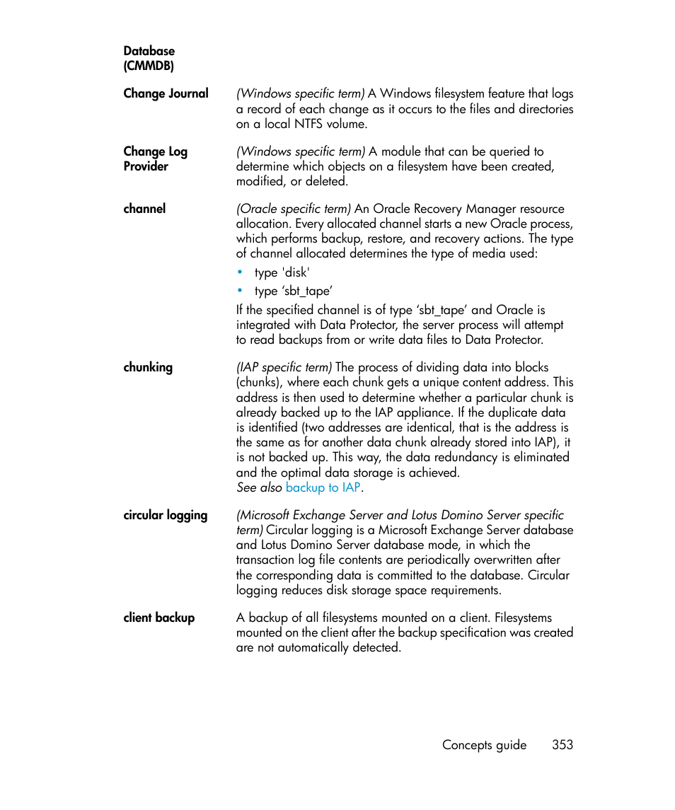 HP B6960-96035 User Manual | Page 353 / 422