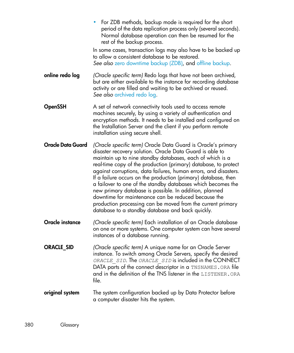 HP B6960-96035 User Manual | Page 380 / 422