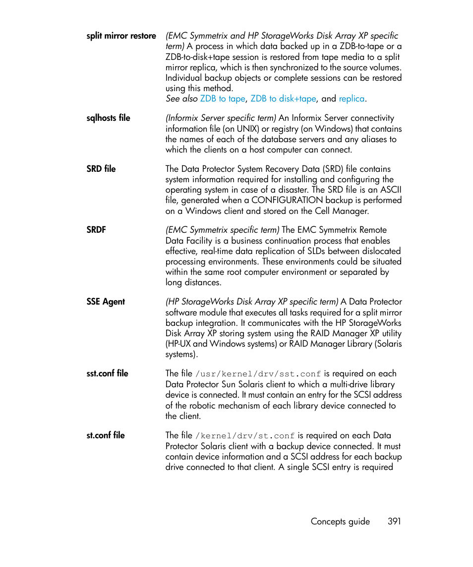 HP B6960-96035 User Manual | Page 391 / 422
