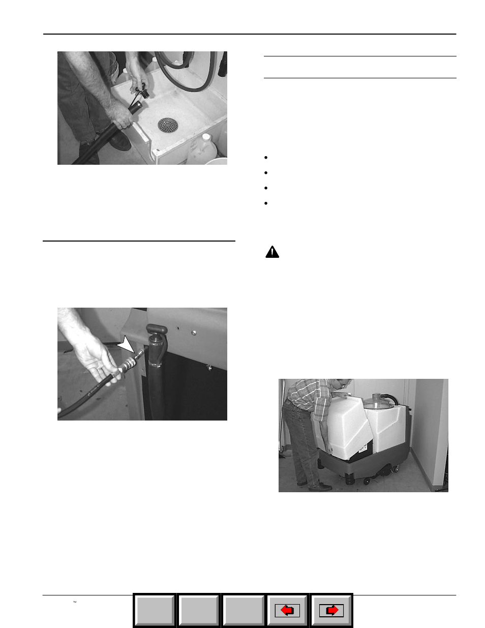 Draining solution tank, Battery charging, Operation | Home find... go to | HP Concorde 608349 User Manual | Page 11 / 37