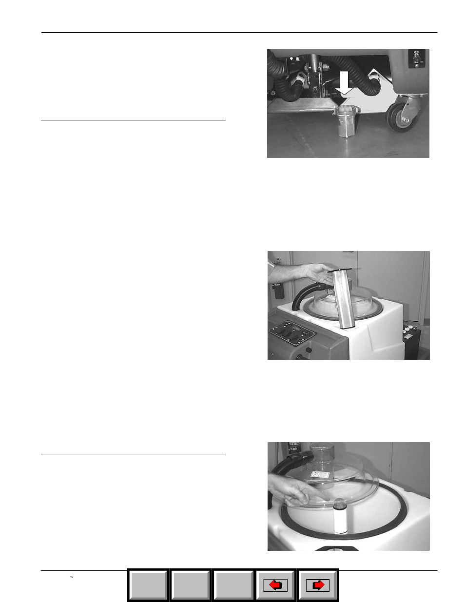 Plumbing system maintenance, Solution filter maintenance, Operation | Home find... go to | HP Concorde 608349 User Manual | Page 15 / 37