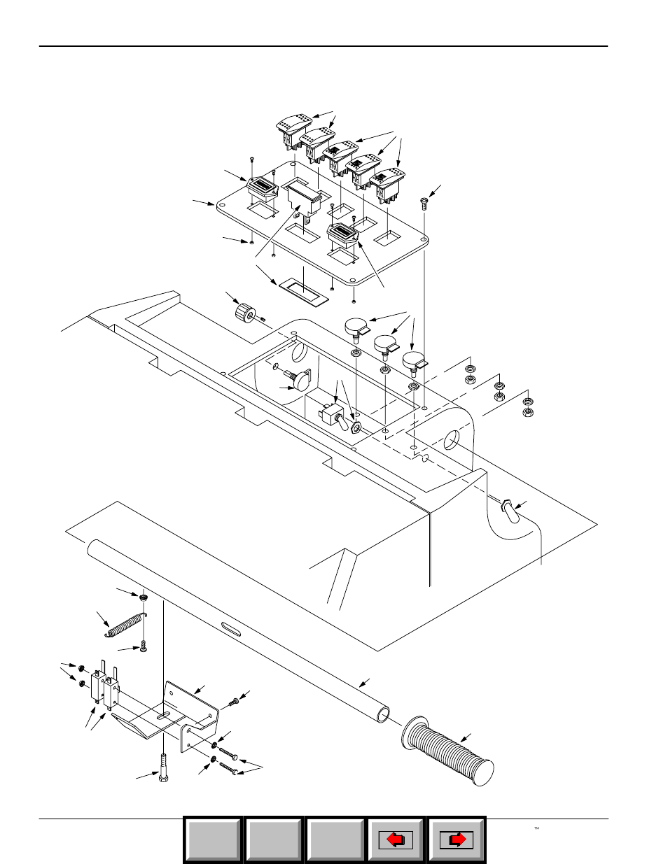Control console group, Parts list, Home find... go to | HP Concorde 608349 User Manual | Page 24 / 37