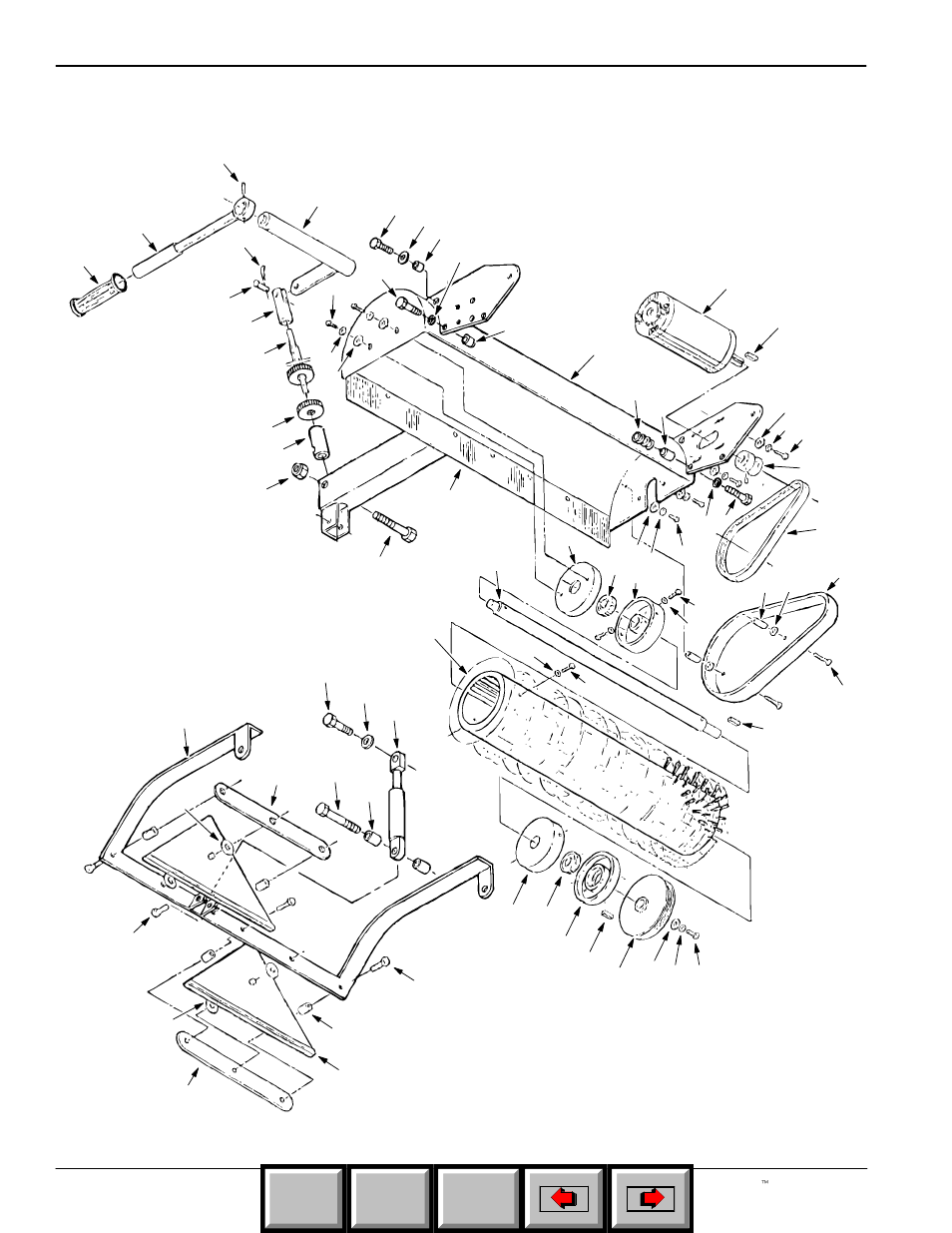 Brush head group, Parts list, Home find... go to | HP Concorde 608349 User Manual | Page 30 / 37