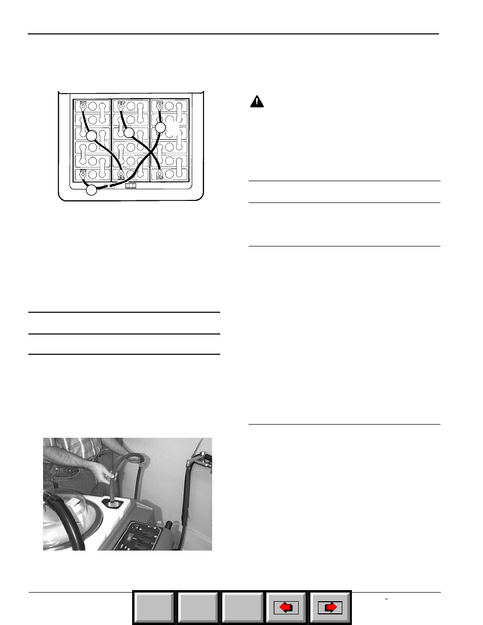 Machine setup, Filling solution tank, Machine operation | Pre–operation checks, Transporting machine, Operation, Home find... go to | HP Concorde 608349 User Manual | Page 6 / 37