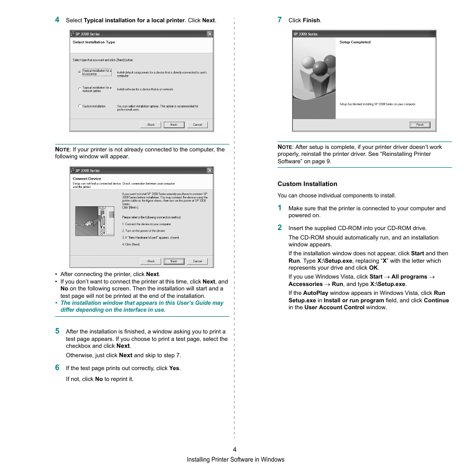 HP SP 3300 User Manual | Page 50 / 105