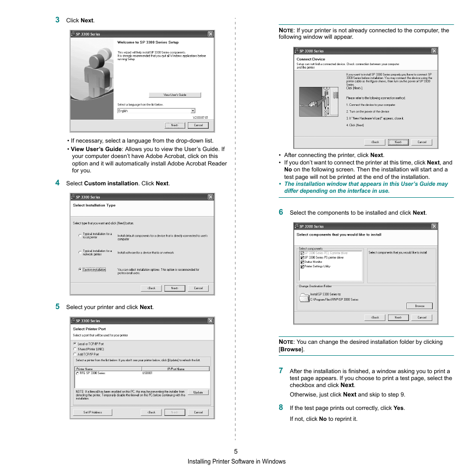 HP SP 3300 User Manual | Page 51 / 105