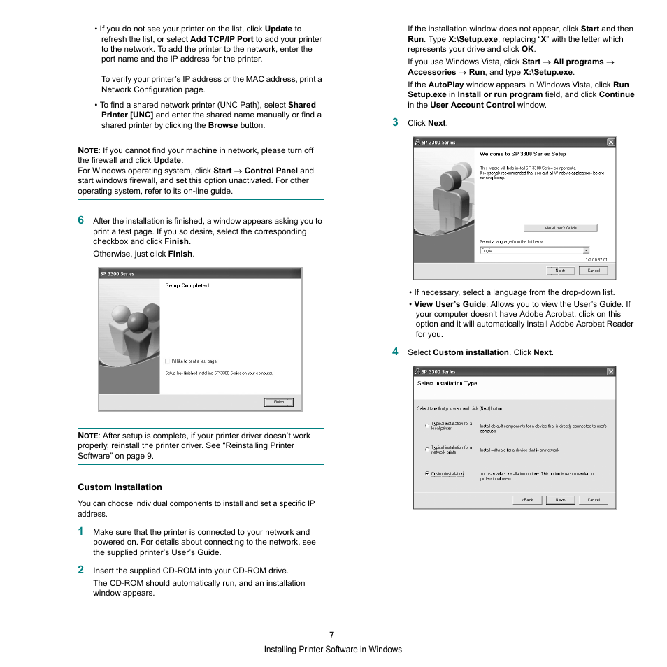 HP SP 3300 User Manual | Page 53 / 105