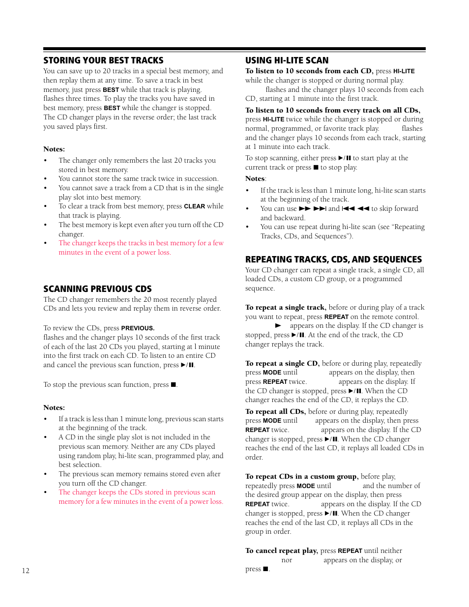 HP CD-9400 User Manual | Page 12 / 20