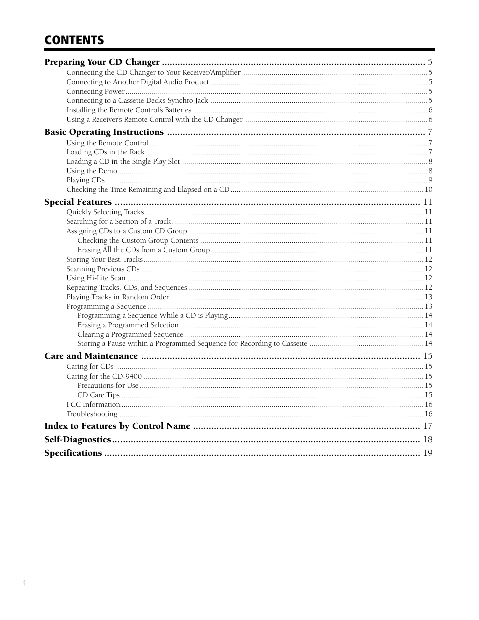 HP CD-9400 User Manual | Page 4 / 20
