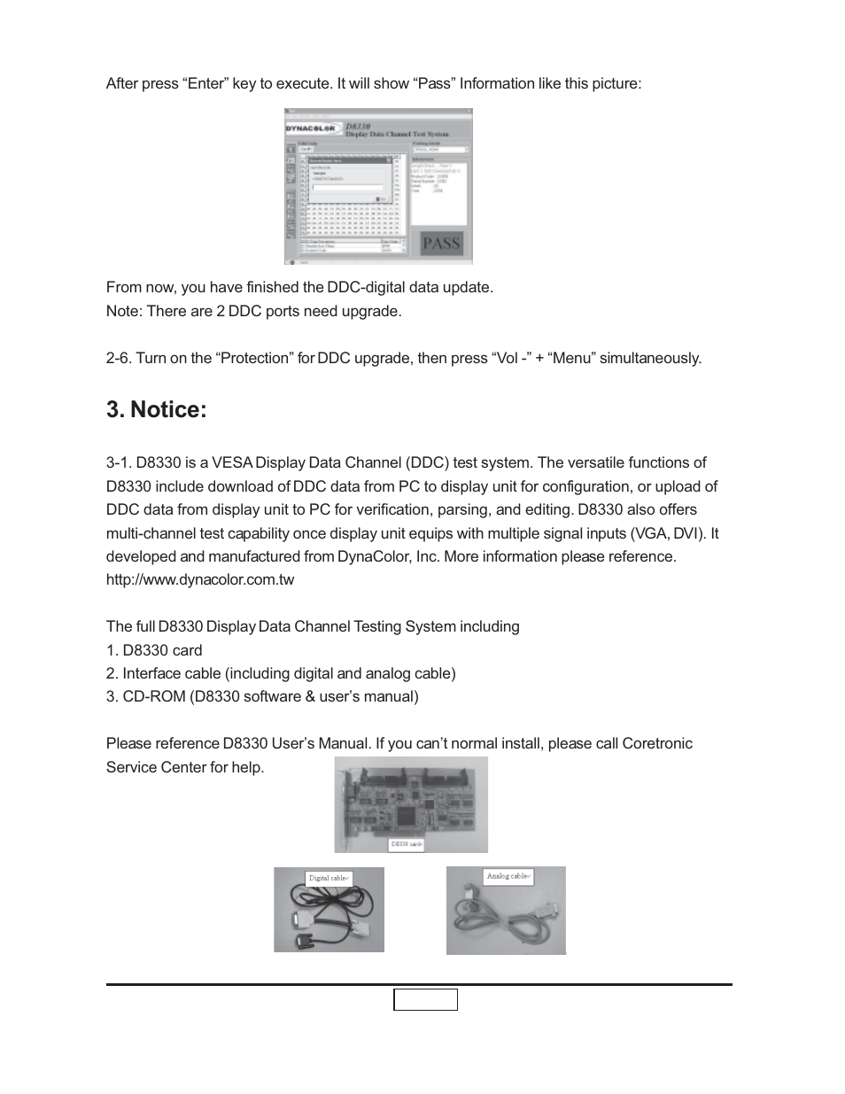 Notice | HP L1735A User Manual | Page 56 / 78