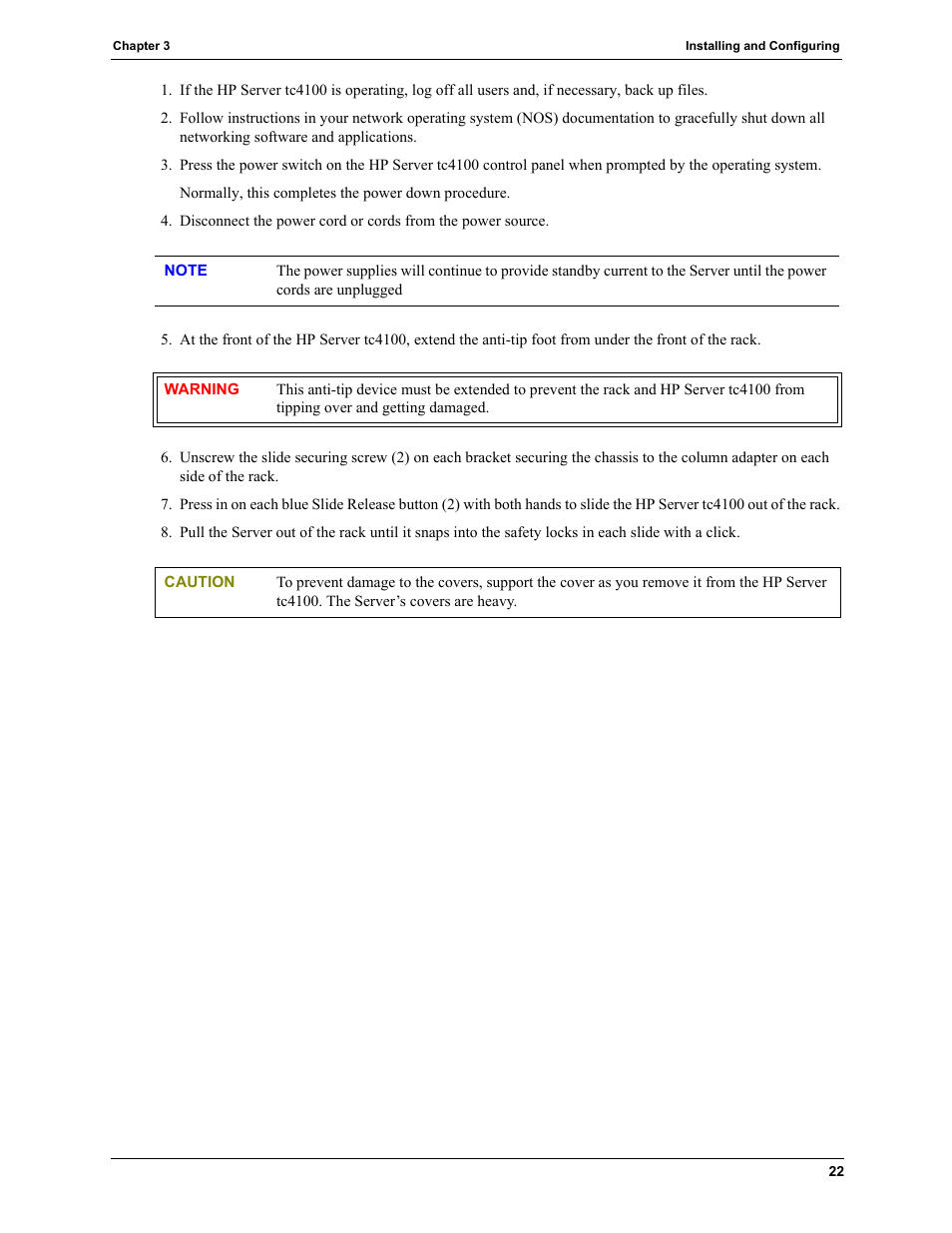 HP TC4100 User Manual | Page 24 / 130