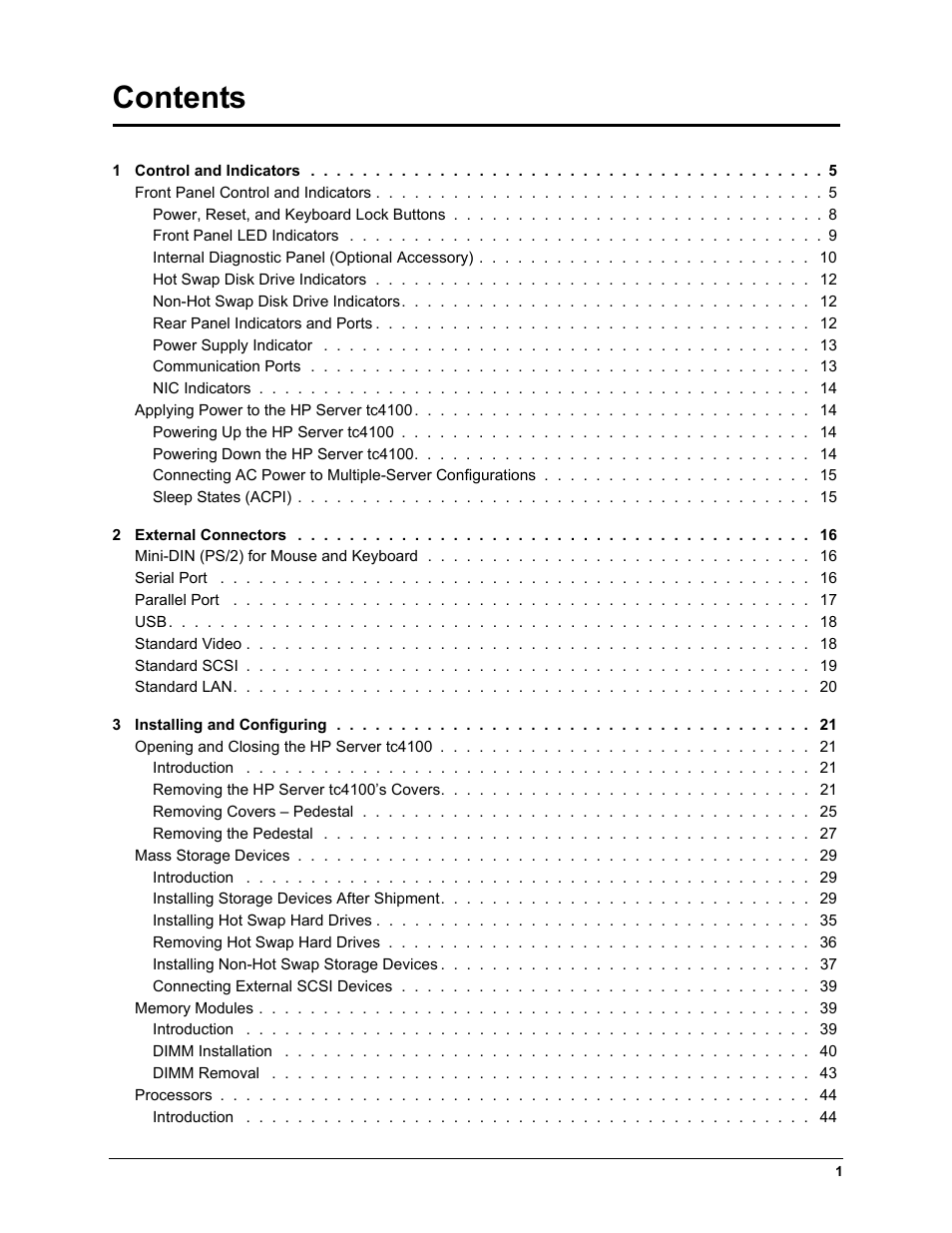 HP TC4100 User Manual | Page 3 / 130