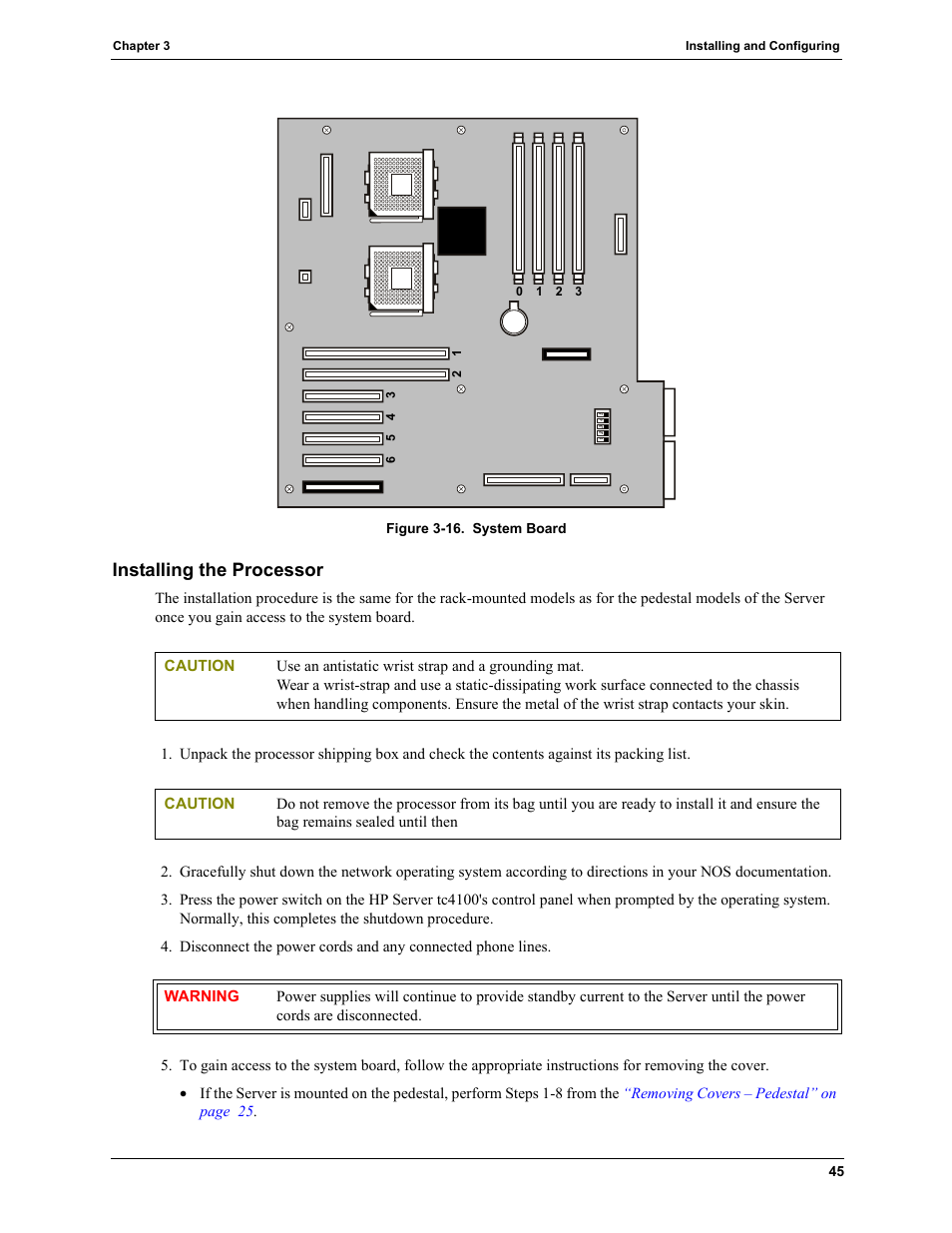 Installing the processor | HP TC4100 User Manual | Page 47 / 130