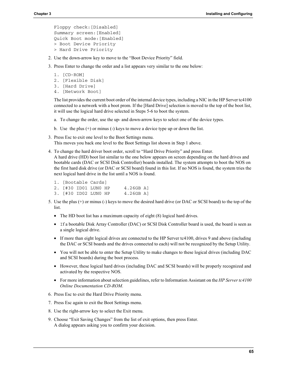 HP TC4100 User Manual | Page 67 / 130
