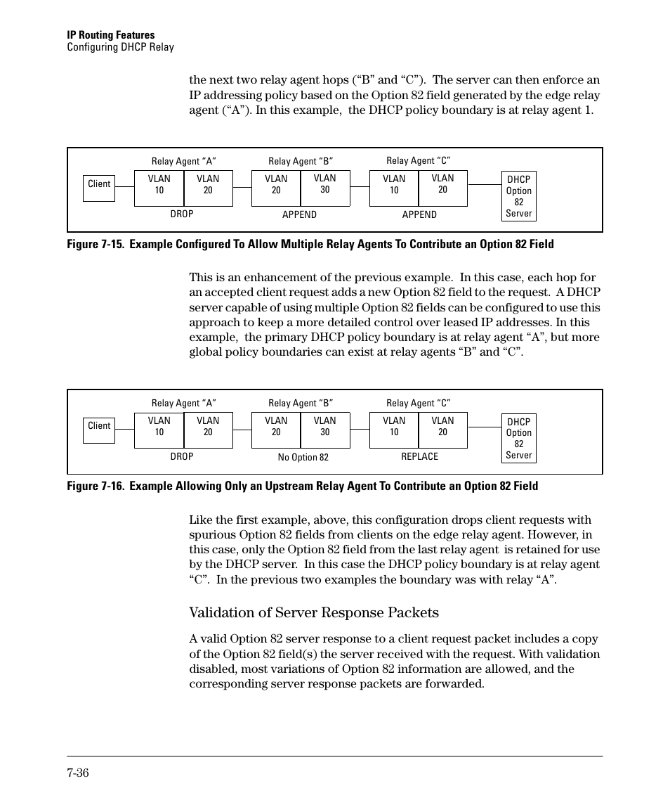 Validation of server response packets, Validation of server response packets -36 | HP 2610-PWR User Manual | Page 294 / 364