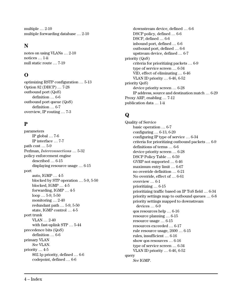 HP 2610-PWR User Manual | Page 358 / 364