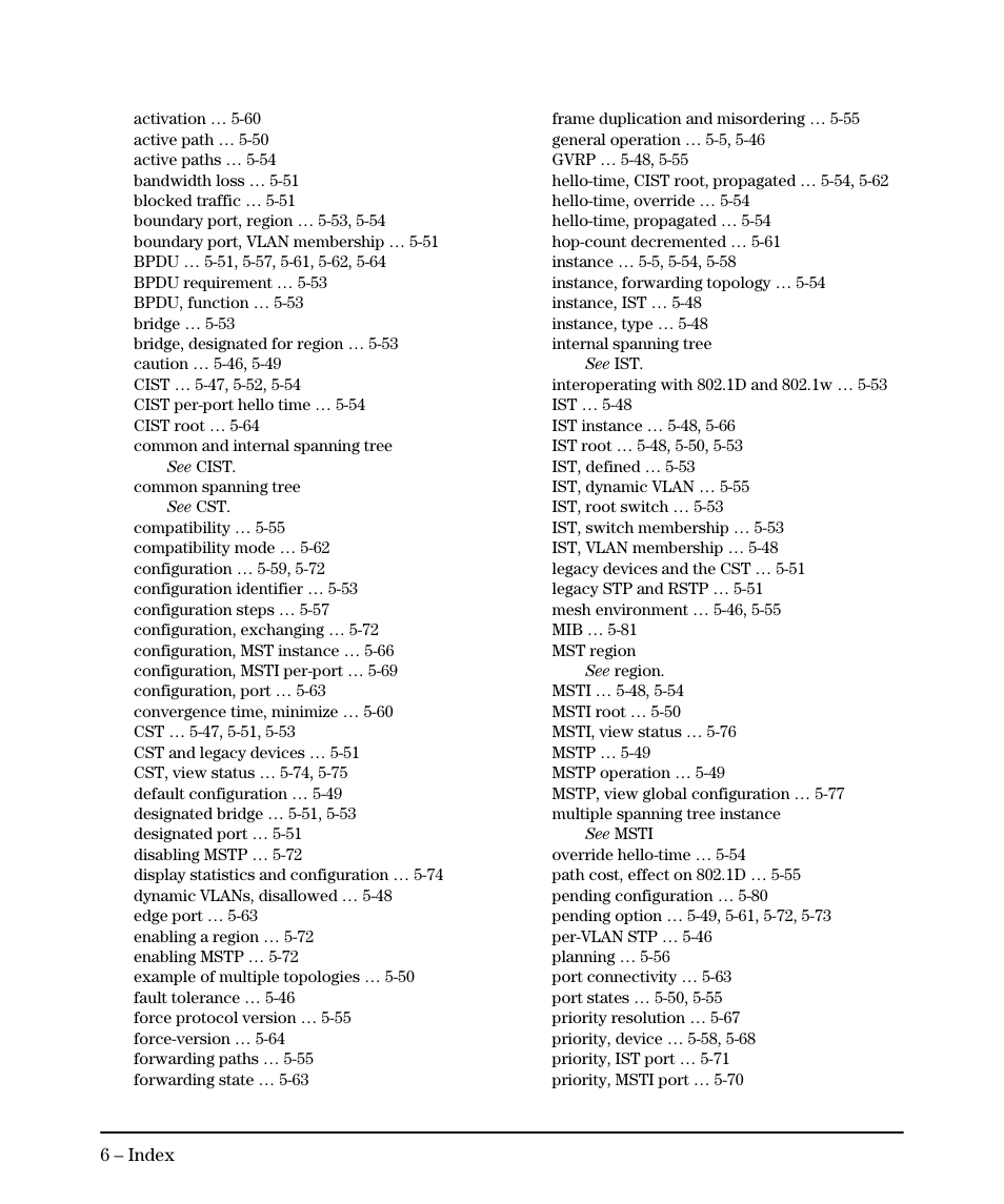 HP 2610-PWR User Manual | Page 360 / 364
