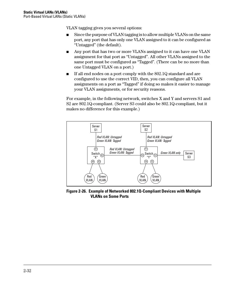 Vlan tagging gives you several options | HP 2610-PWR User Manual | Page 58 / 364