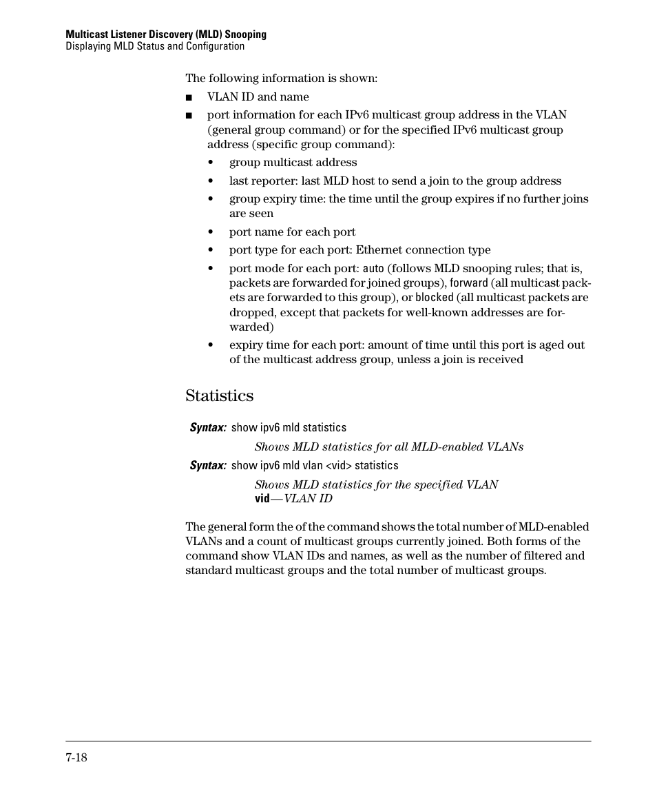 Statistics, Statistics -18 | HP 6200YL User Manual | Page 172 / 314