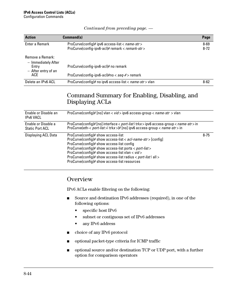 Overview, Overview -44 | HP 6200YL User Manual | Page 220 / 314