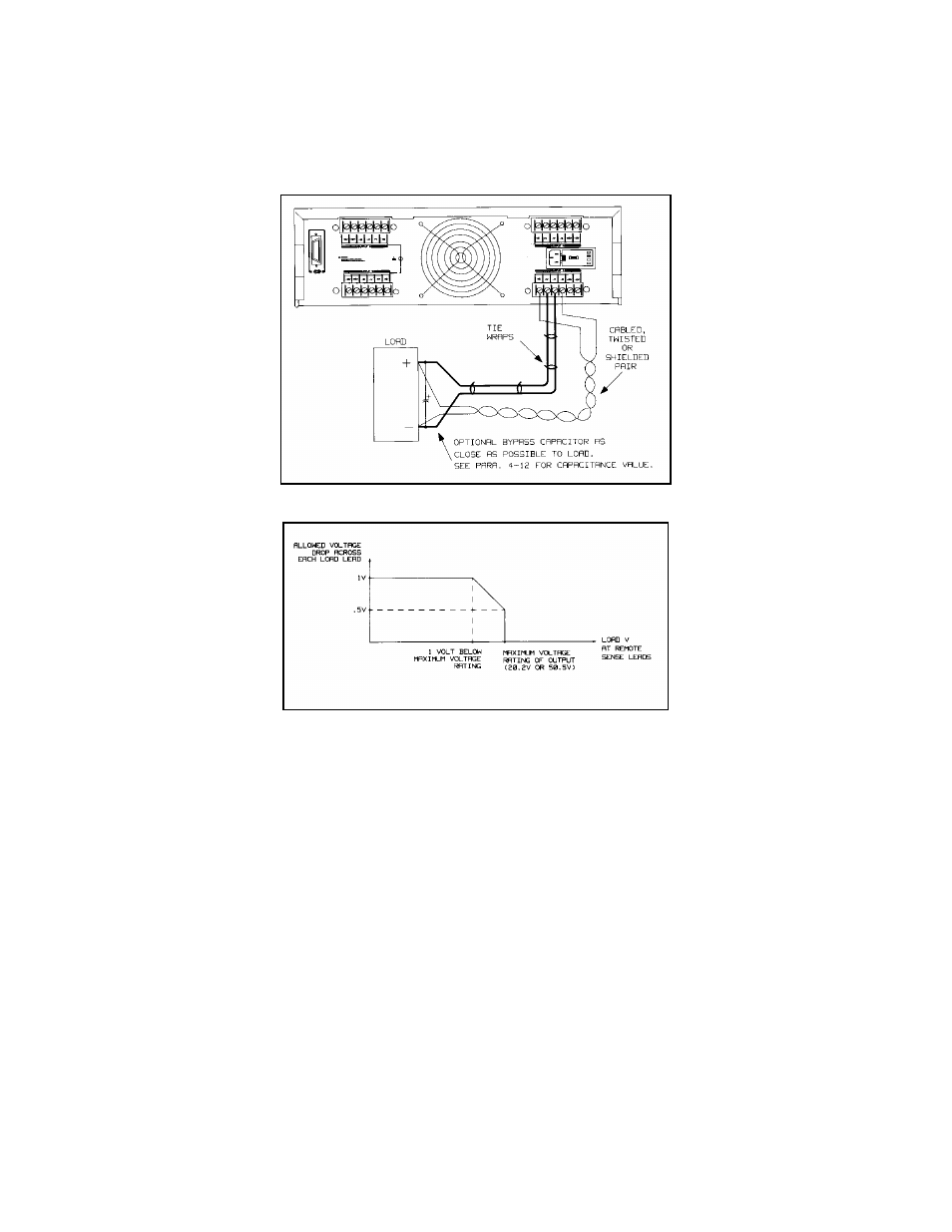 Remote sense connections | HP 6627A User Manual | Page 50 / 115