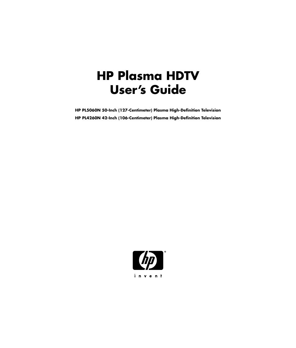 HP PL4260N User Manual | 186 pages