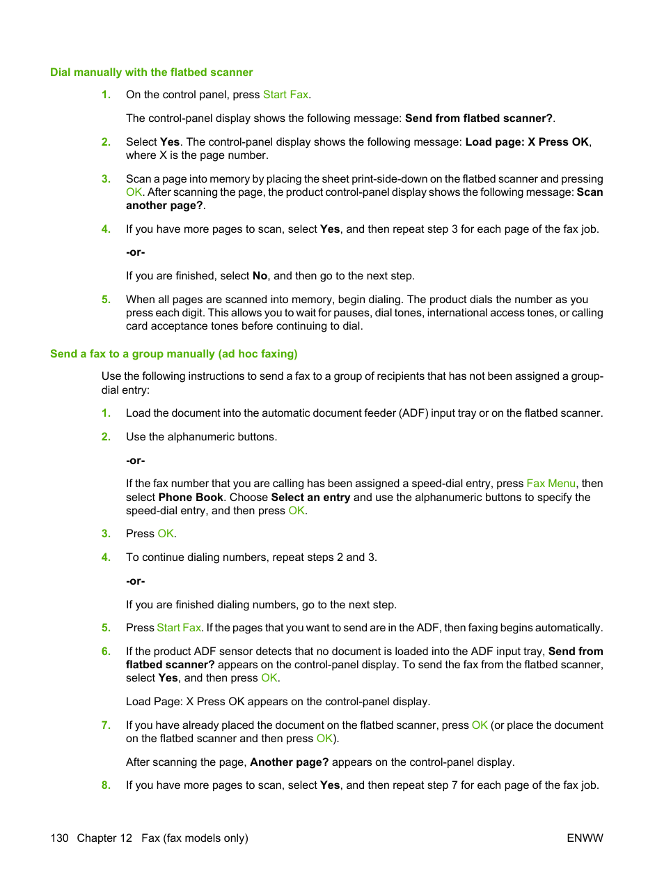 HP CM1312 MFP Series User Manual | Page 142 / 276