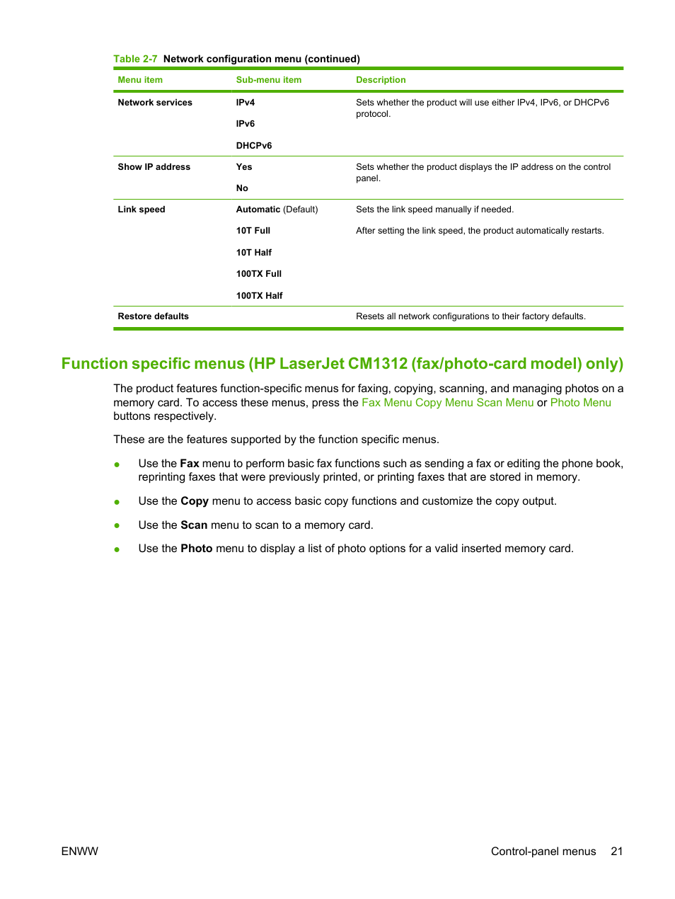 HP CM1312 MFP Series User Manual | Page 33 / 276