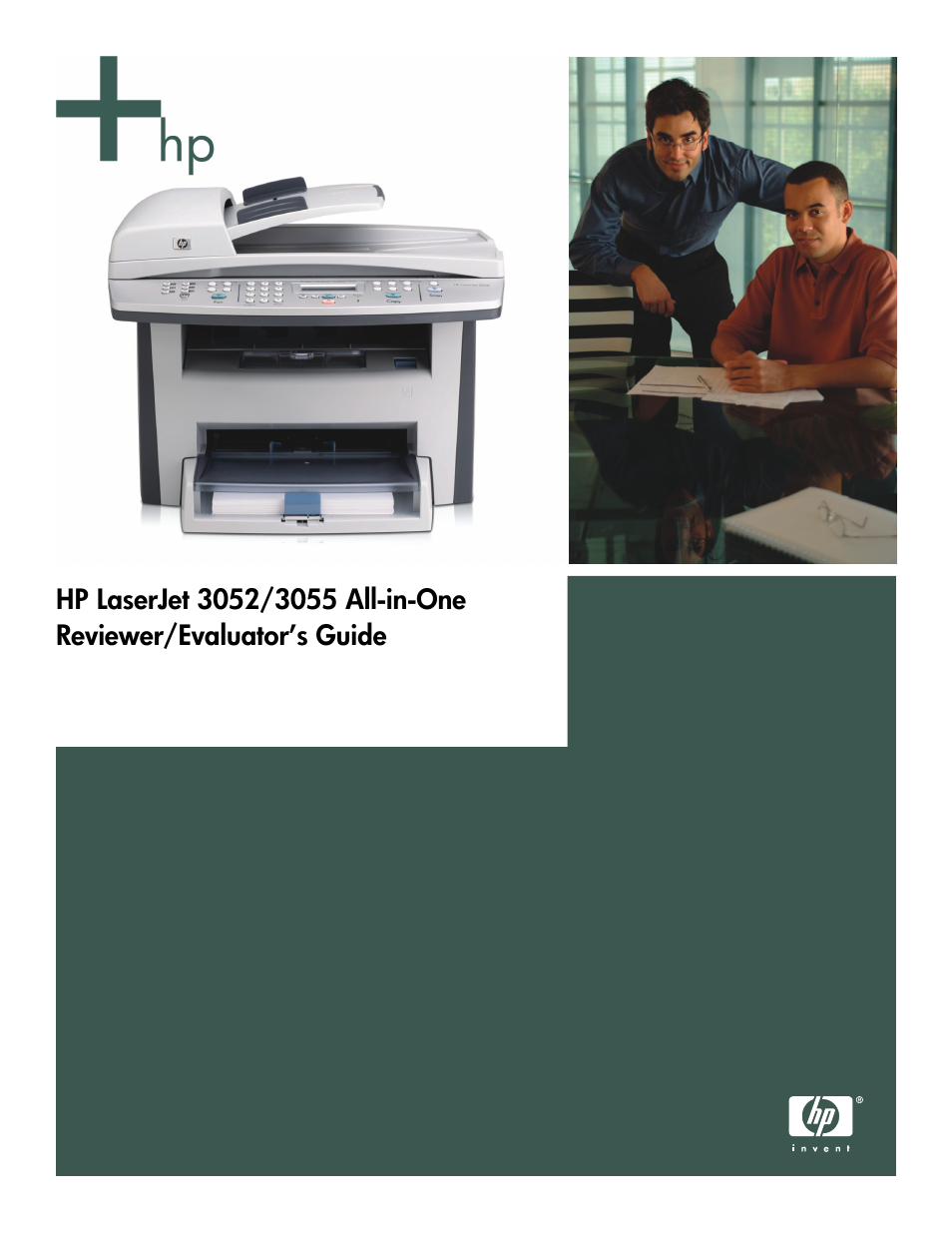 HP LaserJet 3052 User Manual | 38 pages