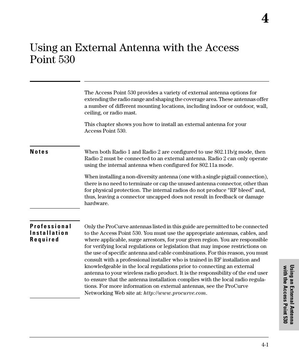 HP PROCURVE 530 User Manual | Page 55 / 114