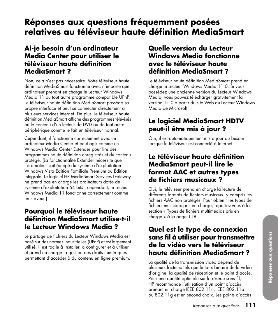 HP 1080p User Manual | Page 260 / 426