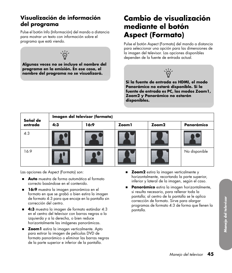 Visualización de información del programa | HP 1080p User Manual | Page 338 / 426