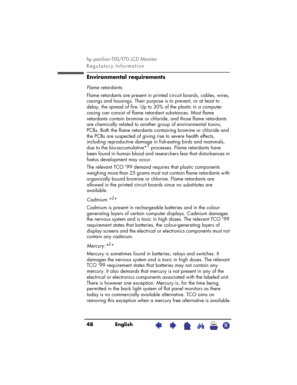 HP f50 User Manual | Page 48 / 50