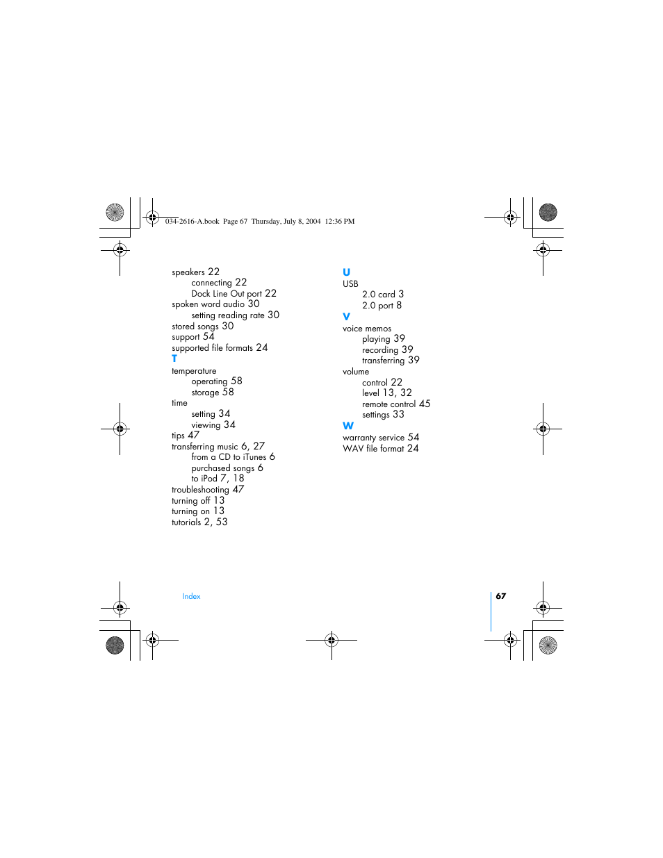 HP iPod User Manual | Page 71 / 72